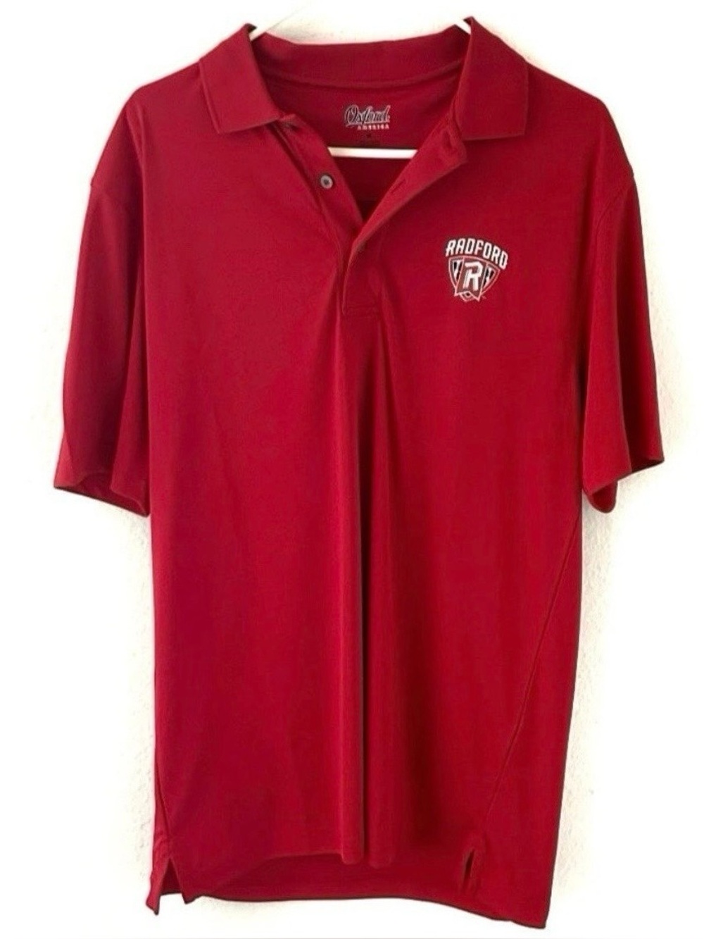 Oxford America Red Radford Logo Men’s Polo